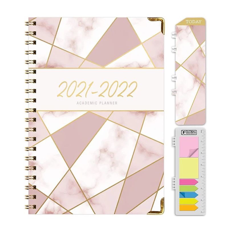 FSC Certificate Hardcover Lined Notebook , Daily Task Planner Notebook Pink